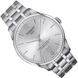 Buy Shop Tissot Chemin Des Tourelles Powermatic 80 Silver Dial Silver Steel Strap Watch For Men - T099.407.11.037.00 USA Online