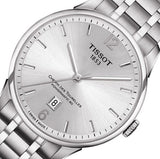 Buy Shop Tissot Chemin Des Tourelles Powermatic 80 Silver Dial Silver Steel Strap Watch For Men - T099.407.11.037.00 USA Online