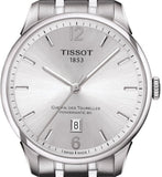 Buy Shop Tissot Chemin Des Tourelles Powermatic 80 Silver Dial Silver Steel Strap Watch For Men - T099.407.11.037.00 USA Online
