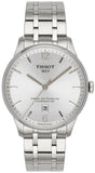 Buy Shop Tissot Chemin Des Tourelles Powermatic 80 Silver Dial Silver Steel Strap Watch For Men - T099.407.11.037.00 USA Online