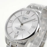 Buy Shop Tissot Chemin Des Tourelles Powermatic 80 Silver Dial Silver Steel Strap Watch For Men - T099.407.11.038.00 USA Online