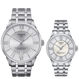 Buy Shop Tissot Chemin Des Tourelles Powermatic 80 Silver Dial Silver Steel Strap Watch For Men - T099.407.11.038.00 USA Online