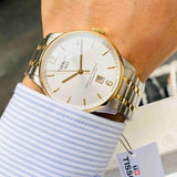 Buy Shop Tissot Chemin Des Tourelles Powermatic 80 Silver Dial Two Tone Steel Strap Watch For Men - T099.407.22.037.00 USA Online