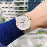 Buy Shop Tissot Chemin Des Tourelles Powermatic 80 Silver Dial Two Tone Steel Strap Watch For Men - T099.407.22.038.00 USA Online