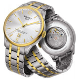 Buy Shop Tissot Chemin Des Tourelles Powermatic 80 Silver Dial Two Tone Steel Strap Watch For Men - T099.407.22.038.00 USA Online