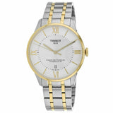 Buy Shop Tissot Chemin Des Tourelles Powermatic 80 Silver Dial Two Tone Steel Strap Watch For Men - T099.407.22.038.00 USA Online