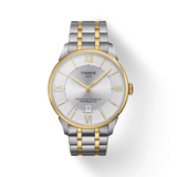 Buy Shop Tissot Chemin Des Tourelles Powermatic 80 Silver Dial Two Tone Steel Strap Watch For Men - T099.407.22.038.00 USA Online