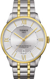 Buy Shop Tissot Chemin Des Tourelles Powermatic 80 Silver Dial Two Tone Steel Strap Watch For Men - T099.407.22.038.00 USA Online