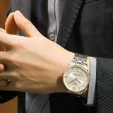 Buy Shop Tissot Chemin des Tourelles Powermatic 80 Silver Dial Two Tone Steel Strap Watch for Men - T099.407.22.038.02 USA Online