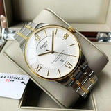 Buy Shop Tissot Chemin des Tourelles Powermatic 80 Silver Dial Two Tone Steel Strap Watch for Men - T099.407.22.038.02 USA Online