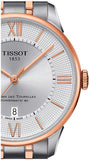Buy Shop Tissot Chemin des Tourelles Powermatic 80 Silver Dial Two Tone Steel Strap Watch for Men - T099.407.22.038.02 USA Online