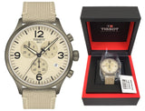 Buy Shop Tissot Chrono XL Beige Diag Beige NATO Strap Watch For Men - T116.617.37.267.01 USA Online