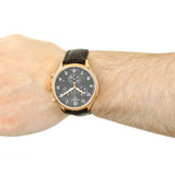 Buy Shop Tissot Chrono XL Black Dial Brown Leather Strap Watch For Men - T116.617.36.057.01 USA Online