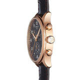 Buy Shop Tissot Chrono XL Black Dial Brown Leather Strap Watch For Men - T116.617.36.057.01 USA Online