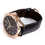 Buy Shop Tissot Chrono XL Black Dial Brown Leather Strap Watch For Men - T116.617.36.057.01 USA Online