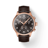 Buy Shop Tissot Chrono XL Black Dial Brown Leather Strap Watch For Men - T116.617.36.057.01 USA Online