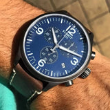 Buy Shop Tissot Chrono XL Blue Dial Brown Leather Strap Watch For Men - T116.617.36.047.00 USA Online
