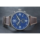 Buy Shop Tissot Chrono XL Blue Dial Brown Leather Strap Watch For Men - T116.617.36.047.00 USA Online