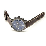 Buy Shop Tissot Chrono XL Blue Dial Brown Leather Strap Watch For Men - T116.617.36.047.00 USA Online