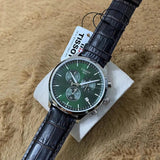 Buy Shop Tissot Chrono XL Chronograph Classic Green Dial Brown Leather Strap Watch For Men - T116.617.16.091.00 USA Online
