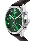 Buy Shop Tissot Chrono XL Chronograph Classic Green Dial Brown Leather Strap Watch For Men - T116.617.16.091.00 USA Online