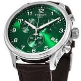 Buy Shop Tissot Chrono XL Chronograph Classic Green Dial Brown Leather Strap Watch For Men - T116.617.16.091.00 USA Online