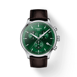 Buy Shop Tissot Chrono XL Chronograph Classic Green Dial Brown Leather Strap Watch For Men - T116.617.16.091.00 USA Online