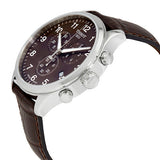 Buy Shop Tissot T Sport Chrono XL Classic Brown Dial Brown Leather Strap Watch For Men - T116.617.16.297.00 USA Online