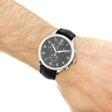Buy Shop Tissot Chrono XL Classic Black Dial Black Leather Strap Watch For Men - T116.617.16.057.00 USA Online