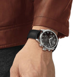 Buy Shop Tissot Chrono XL Classic Black Dial Black Leather Strap Watch For Men - T116.617.16.057.00 USA Online