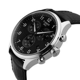 Buy Shop Tissot Chrono XL Classic Black Dial Black Leather Strap Watch For Men - T116.617.16.057.00 USA Online