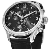 Buy Shop Tissot Chrono XL Classic Black Dial Black Leather Strap Watch For Men - T116.617.16.057.00 USA Online
