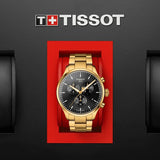Buy Shop Tissot Chrono XL Classic Black Dial Gold Steel Strap Watch for Men - T116.617.33.051.00 USA Online