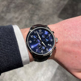 Buy Shop Tissot Chrono XL Classic Blue Dial Brown Leather Strap Watch For Men - T116.617.16.047.00 USA Online
