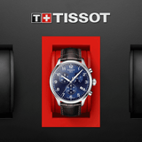 Buy Shop Tissot Chrono XL Classic Blue Dial Brown Leather Strap Watch For Men - T116.617.16.047.00 USA Online