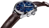 Buy Shop Tissot Chrono XL Classic Blue Dial Brown Leather Strap Watch For Men - T116.617.16.047.00 USA Online