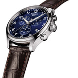 Buy Shop Tissot Chrono XL Classic Blue Dial Brown Leather Strap Watch For Men - T116.617.16.047.00 USA Online