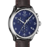 Buy Shop Tissot Chrono XL Classic Blue Dial Brown Leather Strap Watch For Men - T116.617.16.047.00 USA Online
