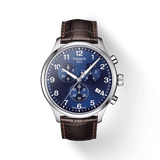 Buy Shop Tissot Chrono XL Classic Blue Dial Brown Leather Strap Watch For Men - T116.617.16.047.00 USA Online