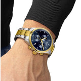 Buy Shop Tissot Chrono XL Classic Blue Dial Two Tone Steel Strap Watch for Men - T116.617.22.041.00 USA Online