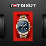 Buy Shop Tissot Chrono XL Classic Blue Dial Two Tone Steel Strap Watch for Men - T116.617.22.041.00 USA Online