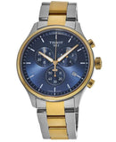 Buy Shop Tissot Chrono XL Classic Blue Dial Two Tone Steel Strap Watch for Men - T116.617.22.041.00 USA Online