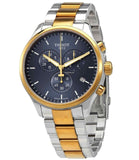 Buy Shop Tissot Chrono XL Classic Blue Dial Two Tone Steel Strap Watch for Men - T116.617.22.041.00 USA Online