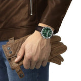 Buy Shop Tissot Chrono XL Classic Green Dial Brown Leather Strap Watch for Men - T116.617.16.092.00 USA Online