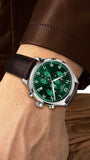 Buy Shop Tissot Chrono XL Classic Green Dial Brown Leather Strap Watch for Men - T116.617.16.092.00 USA Online