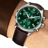 Buy Shop Tissot Chrono XL Classic Green Dial Brown Leather Strap Watch for Men - T116.617.16.092.00 USA Online
