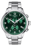 Buy Shop Tissot Chrono XL Classic Green Dial Silver Steel Strap Watch for Men - T116.617.11.091.00 USA Online