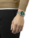 Buy Shop Tissot Chrono XL Classic Green Dial Silver Steel Strap Watch for Men - T116.617.11.092.00 USA Online