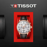Buy Shop Tissot Chrono XL Classic Silver Dial Brown Leather Strap Watch For Men - T116.617.36.037.00 USA Online