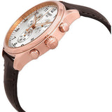 Buy Shop Tissot Chrono XL Classic Silver Dial Brown Leather Strap Watch For Men - T116.617.36.037.00 USA Online